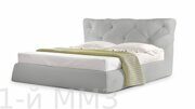 Кровать Тарас серого цвета 140*200 см Фото 1